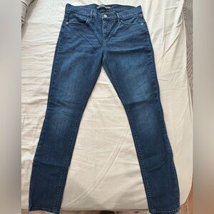 Express Dark Blue Women's Skinny Jeans